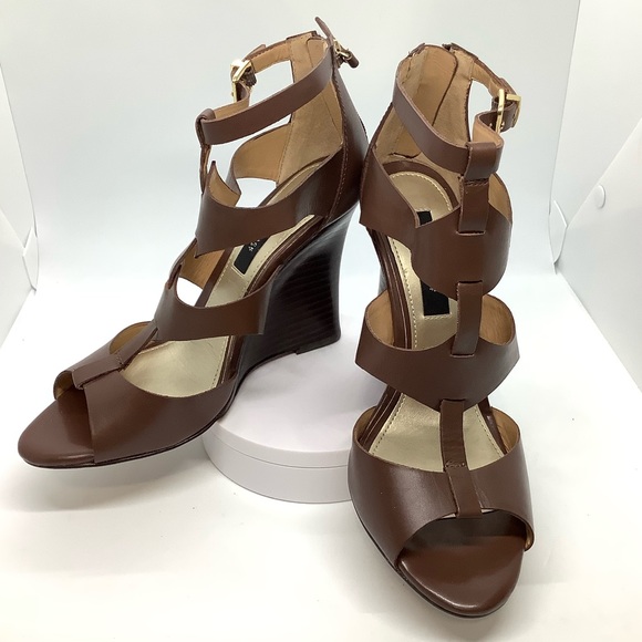 White House Black Market Shoes - White House Black Market Briget Wedge Sandals